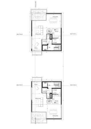 Buro II & Archi+I, Belgien, Koksijde, Strand, Haus, Wohnhaus, housing, house, wie, Fassade, facade, Aluminium, Satteldach, pitched roof, Dnen, dune, purity