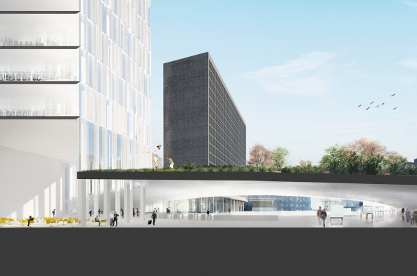 Oslo, Terroranschlag, Planvorstellung, BIG, MVRDV, Snohetta, White, LPO, Asplan viak, Wettbewerb, competition, Shortlist, Ministrium, Regierungsgebude, Regierung, Hochhaus, Glas, Fassade, facade, glass, tower, government