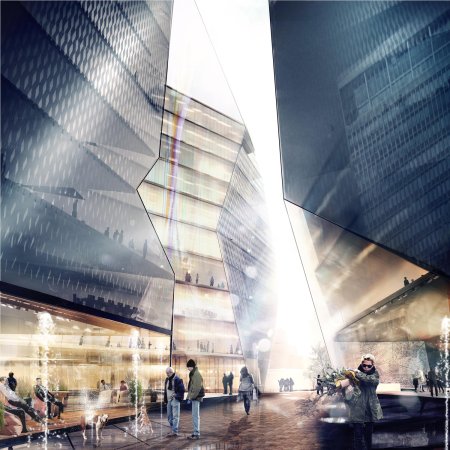 Oslo, Terroranschlag, Planvorstellung, BIG, MVRDV, Snohetta, White, LPO, Asplan viak, Wettbewerb, competition, Shortlist, Minist�rium, Regierungsgeb�ude, Regierung, Hochhaus, Glas, Fassade, facade, glass, tower, government