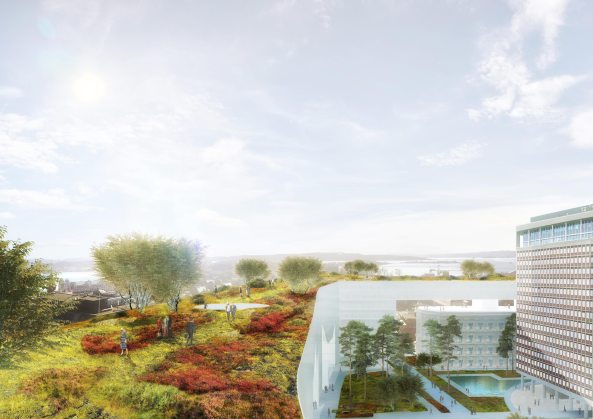 Oslo, Terroranschlag, Planvorstellung, BIG, MVRDV, Snohetta, White, LPO, Asplan viak, Wettbewerb, competition, Shortlist, Minist�rium, Regierungsgeb�ude, Regierung, Hochhaus, Glas, Fassade, facade, glass, tower, government