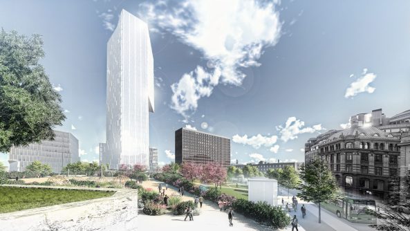 Oslo, Terroranschlag, Planvorstellung, BIG, MVRDV, Snohetta, White, LPO, Asplan viak, Wettbewerb, competition, Shortlist, Ministrium, Regierungsgebude, Regierung, Hochhaus, Glas, Fassade, facade, glass, tower, government