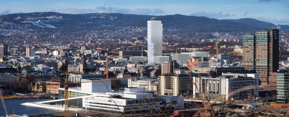 Oslo, Terroranschlag, Planvorstellung, BIG, MVRDV, Snohetta, White, LPO, Asplan viak, Wettbewerb, competition, Shortlist, Ministrium, Regierungsgebude, Regierung, Hochhaus, Glas, Fassade, facade, glass, tower, government