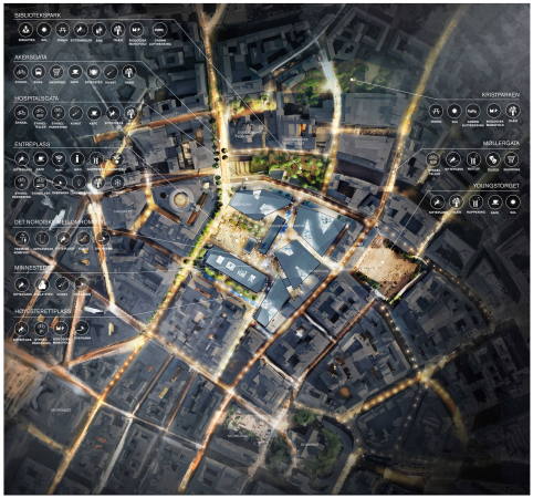 Oslo, Terroranschlag, Planvorstellung, BIG, MVRDV, Snohetta, White, LPO, Asplan viak, Wettbewerb, competition, Shortlist, Ministrium, Regierungsgebude, Regierung, Hochhaus, Glas, Fassade, facade, glass, tower, government