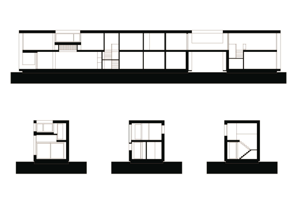 Juri Troy, Hohenems, Einfamilienhaus, Holz, wood, Vorarlberger Rheintal, Rheinauen, Vorarlberg, sterreich, house, residential, Fassade, facade, schwarz, Enfilade, Anthrazit, Polyurethan