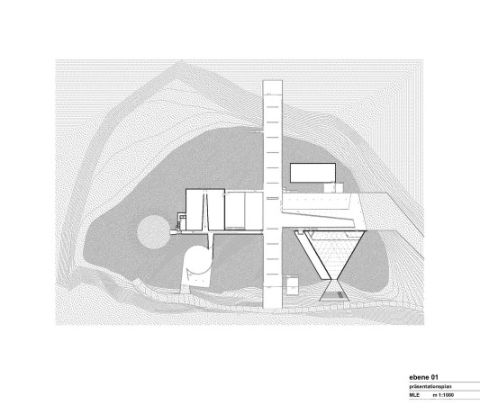 Denkmalschutz, unterirdisch, Underground, architectural heritage, concrete, Beton, Privatmuseum, private collection, sterreichische Kunst, Querkraft Architekten, Herbert Liaunig, Depot, Skulpturen