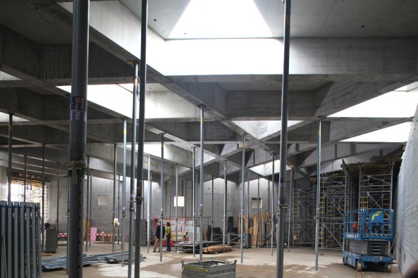 Denkmalschutz, unterirdisch, Underground, architectural heritage, concrete, Beton, Privatmuseum, private collection, sterreichische Kunst, Querkraft Architekten, Herbert Liaunig, Depot, Skulpturen