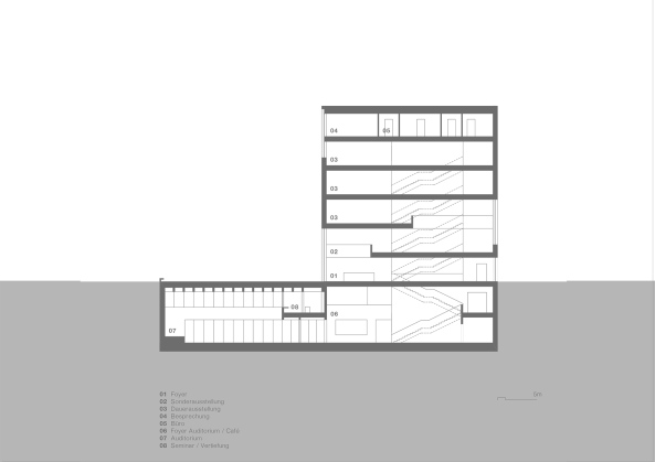 NS-Dokumentationszentrum in Mnchen eingeweiht, Georg Scheel Wetzel, Winfried Nerdinger, Geschichte Mnchen, Kubus, Wrfel, NSDAP, Braunes Haus, Erinnerungsort, Brienner Strae 34, Fassaden, Beton, Museum, Ausstellung, Architektur, Bayern, Knigsplatz Mnchen, Weipigment, Transportbeton, Heinze Award, Baunetz, Baunetz-Meldungen, Umfeld, Terrasse, Stadtbild, Museumsquartier Mnchen, Neubau, Ersatzbau, Ausblick, Treppe, Erschlieung, Ehrentempel, Sockel, NS-Zeit, 1. Mai, Monika Grtters, Lern- und Erinnerungsort, Bettina Georg, Tobias Scheel, Simon Wetzel, ehemalige Parteizentrale der NSDAP; Braunes Mnchen, Landeshauptstadt Mnchen, Bayern, Seehofer, Festakt, Palais Barlow, Weibeton, Ausblick, Direktor, Neues aus Mnchen, erster Mai, Todestag Adolf Hitler, bergabe, Baureferat Mnchen, Bibliothek, Verwaltung, Vortragssaal, Auditorium, Wettbewerb