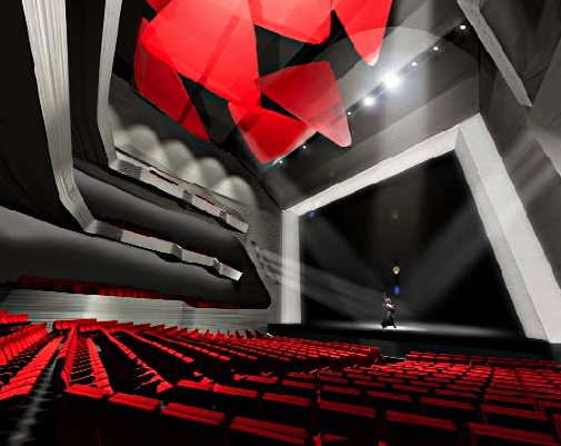 Grundsteinlegung fr Hadid-Oper in Guangzhou/China