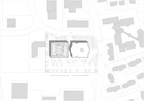 BVAU, Eric Bartolo, Jerome Villemard, Head office of Social security for French citizen abroad, Rubelles, Frankreich, Melun, Sicherheit, suburban, office, Bro, Fassade, facade, Transparenz, glass, Glas, Holz, hell, clean, wei, Licht, Beleuchtung, light