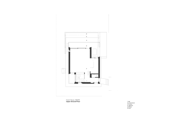 Beton, concrete, triple glazed windows, Dreifachverglasung, DSDHA, niedrig gelegt, gesenkt, London, England, Covert House, Haus, house, Einfamilienhaus, Clapham, Treppe, stairs, Metall