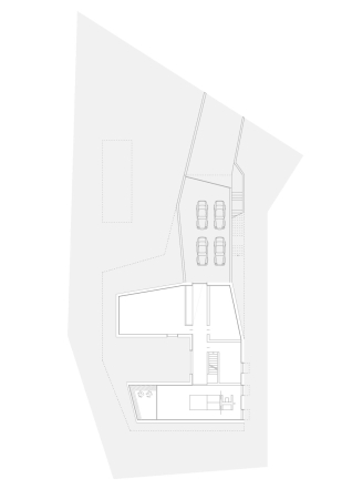 Steimle Architekten, Villa, Brigida Gonzales, Einfamilienhaus, Stuttgart, Deutschland, Pool, Fassade, Fenster, Terrasse, terrace, Salon, Garten, Sichtbeton, Beton, concrete, Galeriegang