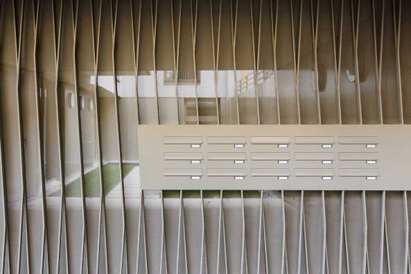 Wien, AllesWirdGut, �sterreich, Wohnbau, Wohnungsbau, Frauenheimgasse, Wohnen, housing, appartement, Fassade, facade, Aluminium, Klinker, brick, Ziegelstein