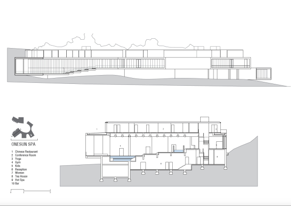 AIM Architecture; Wendy Saunders; Vincent de Graaf; Mount Luofo; Resort; Spa; Ensemble; Hotsprings Resort; Hotel Mianyang; Ruff Well Water Resort; Ferienanlage; Neubau; Wellness-Architektur; Regionales Bauen; China