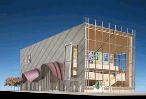 Gehry und Hardy prsentieren Plne fr Theater in New York