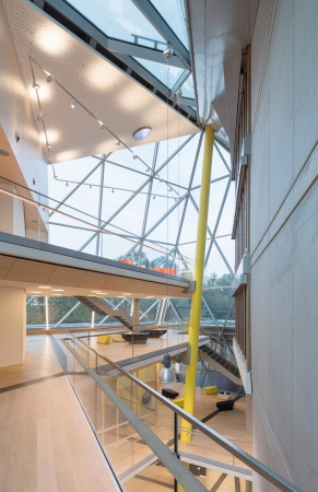 Glas, Doppelglasfassade, doubled glas, HPP, Dsseldorf, Mnster, Duk-Kyu-Ryang , westfalen, Sky-Lounge, Open Space Office