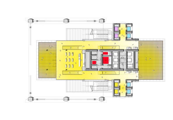 Turin, Italien, Renzo Piano, Intesa Sanpaolo, Neubau, 2015, Fertigstellung, Hochhaus, Turm, tower, highrise, Fassade, Glas, glass, facade, Garten, garden, Verwaltung, office, Bro, gemischte Nutzung, mixed use, variable Nutzung, Infrastruktur, Wintergarten, winter garden, Doppelfassade, double skin facade