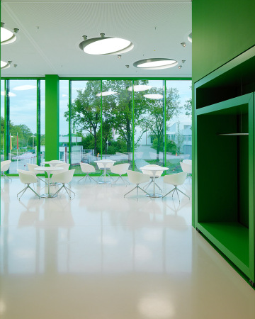 mvm architekt + starke architektur; Heroldsberg; Schwan Stabilo; Stabilo Cube; Schwarzer W�rfel; Fineliner; Farbe; corporate architecture; Markenarchitektur; Neubau; Paul Ott