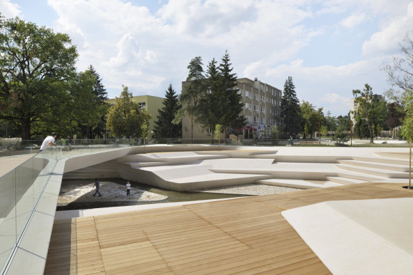 ENOTA; Architects; Promenada; Velenje City Center; Slowenien; Miran Kambič; Fußgängerzone; Promenade; Amphitheater