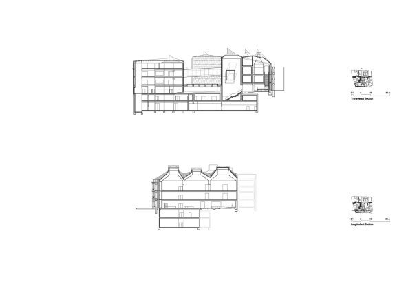 Fine Arts Museum of Asturias, Oviedo, Spanien, Spain, Museum, Kunstmuseum, art, museum, Umbau, Ausbau, Erweiterung, extension, 2014, Francisco Mangado, Wettbewerb, competition, Wettbewerbsgewinn, Velarde Palace, Casa Oviedo-Portal, Neubau, Fassade, facade, Glas, glass, Altbau, historical building, Hof, courtyard, Licht, Belichtung, light, lighting, skylight