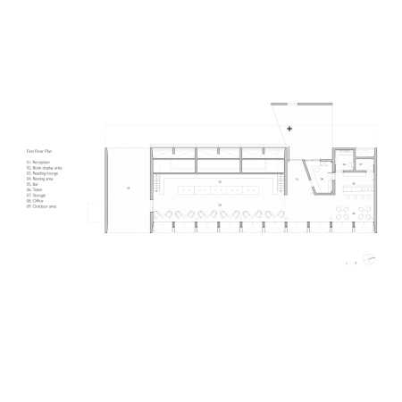library, Bibliothek, Seashore Library, Nandaihe, China, Vector Architects, 2014, Beton, concrete, solid, pure, Ozean, Strand, Licht, light, Glas, glass, pivot wall, Ausblick, view, Stahl, steel, Dach, Tonnendach, arched roof, Meditation, Holz, wood
