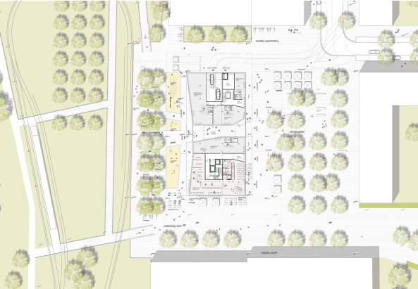 Wettbewerb, Wettbewerbsergenisse, Mnchen, Bayern, Schwabing-Nord, Domagkpark, Bauhausplatz, competition, nichtoffener Realisierungswettbewerb, Palais Mai, Graber Huber, Blauwerk, Ortner und Ortner Baukunst, Topotek, Stadtplanung, Stdtebau, urban planning, urban development, Bebauungsplan, Entwicklungsmanahme, Funkkaserne, Wohnen, Wohnung, housing, residential, Quartiersplanung, Einzelhandel, Gastronomie, Mischnutzung, Bro, office, Fassade, facade