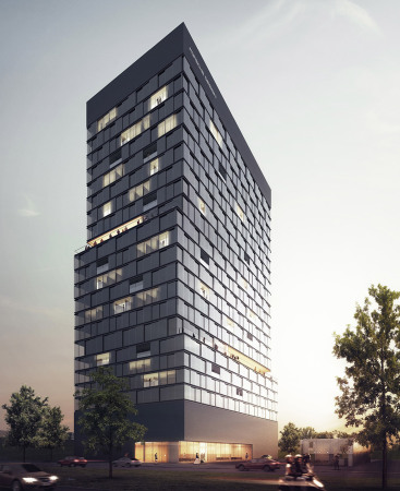 Grntuch Ernst, blauraum architekten, Meixner Schlter Wendt, Behnisch Architekten, Kees Christaanse, 3XN, Delugan Meissl Associated Architects, Neutelings Riedijk Architecten, NMDA - Neil M. Denari Architects, Stefano Boeri Architetti, Frankfurt am Main, Hochhaus, Neubau, Porsche Wettbewerb, 2015, Entscheidung, 1. Preis, Gewinner, Hochbau, City, High Rise, new building, Porsche Tower, Block, Europe's first branded building, Porsche Design Suites, Gallus Community Centre, Jury, Europaviertel, Boulevard Mitte