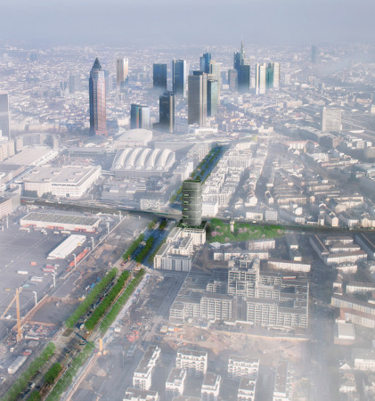 Grntuch Ernst, blauraum architekten, Meixner Schlter Wendt, Behnisch Architekten, Kees Christaanse, 3XN, Delugan Meissl Associated Architects, Neutelings Riedijk Architecten, NMDA - Neil M. Denari Architects, Stefano Boeri Architetti, Frankfurt am Main, Hochhaus, Neubau, Porsche Wettbewerb, 2015, Entscheidung, 1. Preis, Gewinner, Hochbau, City, High Rise, new building, Porsche Tower, Block, Europe's first branded building, Porsche Design Suites, Gallus Community Centre, Jury, Europaviertel, Boulevard Mitte