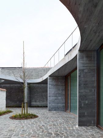 Beton, Backstein, Bestand, Altbau, Graux&Baeyens, Terrasse, Dach, Garten,roof, concrete, brick stone, Belgium, Ename