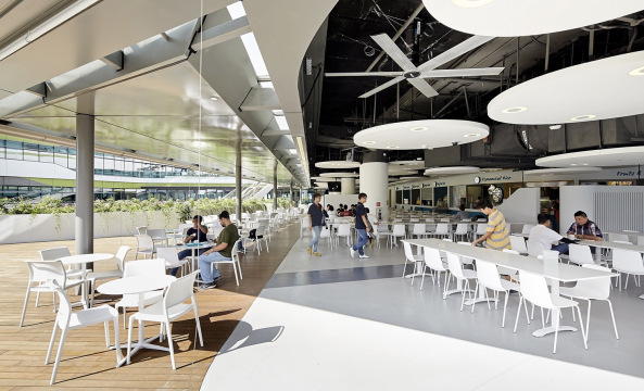 UNStudio, campus, Universitt, Singapur, University of Technology and Design, DP Architects, Neubau, 2015, Studenten, students, Ben van Berkel, Fassade, facade, Farbe, colour, Erschlieung, Auditorium