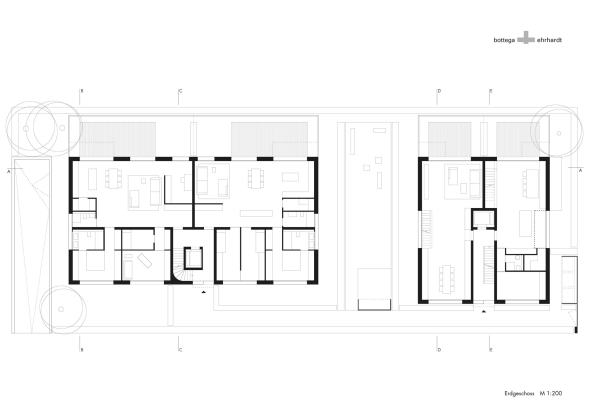 BF 30, Baugruppe, Stuttgart, Killesberg, Wohnungsbau, Wohnen, housing, Mehrgenerationenwohnen, Fassade, Park, parc, Bottega + Ehrhardt Architekten, appartment, Eternitplatte, Loggia, Balkon, Dachterrasse