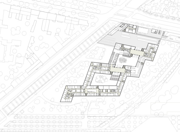Innenministerium, Berlin, M�ller Reimann Architekten, 2015, Ministry of the Interior, B�ro Verwaltung, Office, Neubau, Steinfassade, Naturstein, Band des Bundes, Demokratie, steinern, verschlossen, Architecture, concrete, stone, monumental, gmp, Moabiter Werder, Bundesrepublik Deutschland, Bundesamt für Bauwesen und Raumordnung, Spreebogen, Stadtbahn, Bundeskanzleramt, Stefan M�ller, Thomas de Maizi�re, Spangen, streng, Ministerium, Wettbewerb
