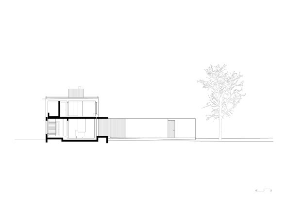 :mlzd; Architekten; Schweiz; Einfamilienhaus; Neubau; Bieler See, Ipsach; Wohnhaus in Seenhe; Sichtbeton; sgeraues Holz;