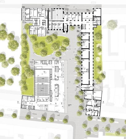1. Preis: HPP Architekten mit Rainer Schmidt Landschaftsarchitekten