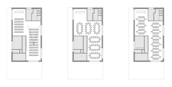 Clement Guillaume; Boidot & Robin architectes; Gemeindesaal; Saint Pierre des Bois; Elsass; helles Haus, Kuben im Dorf; fumoir; Neubau; Frankreich