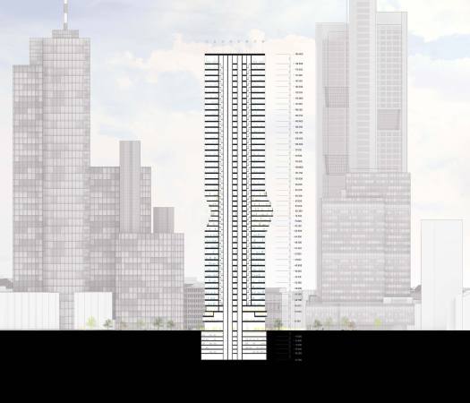 BIG gewinnt Hochhaus-Wettbewerb in Frankfurt