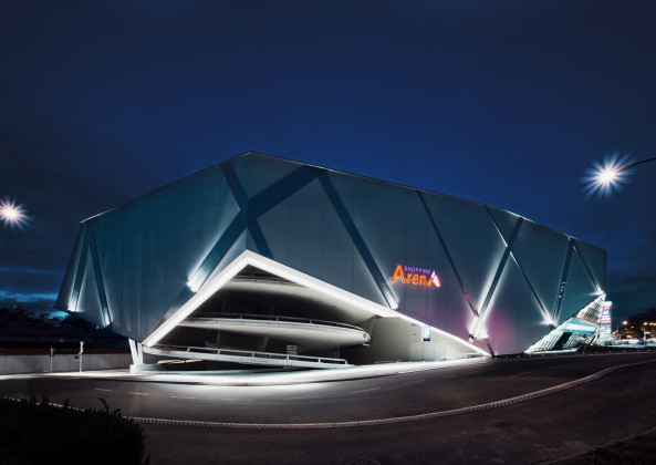 Fassade, Glas, Shopping Center, Salzburg, LOVE, Graz, facade, entertainment, membrane, steel frame, garage, parking, gallery