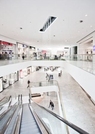 Fassade, Glas, Shopping Center, Salzburg, LOVE, Graz, facade, entertainment, membrane, steel frame, garage, parking, gallery