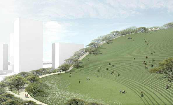 Topotek 1, Gandhinagar, le Corbusier, Stdtebau, Landschaftsplanung, Planung, Wettbewerb, Grn, kologisch, environmental, sustainable, Nachhaltig, GIFT City, Sabamati, Forest, Wald, Park, Finance Tec City Limited, 1. Preis, Gewinner, Wettbewerb, Planung, open park, 2015, competition