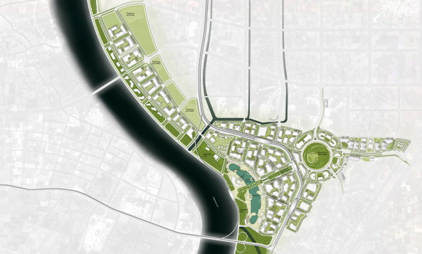 Topotek 1, Gandhinagar, le Corbusier, Stdtebau, Landschaftsplanung, Planung, Wettbewerb, Grn, kologisch, environmental, sustainable, Nachhaltig, GIFT City, Sabamati, Forest, Wald, Park, Finance Tec City Limited, 1. Preis, Gewinner, Wettbewerb, Planung, open park, 2015, competition