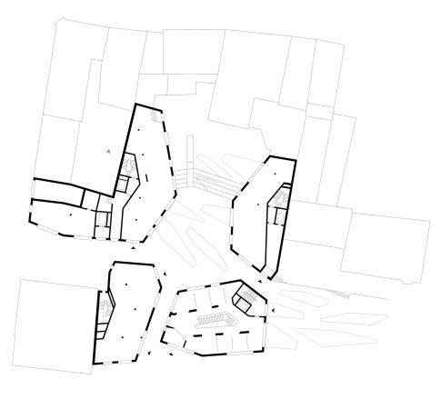 07743, Jena, Sonnenhof, Juergen Mayer H., Wohnungsgenossenschaft Carl Zeiss, Kappes Partner, Verwaltung, office, Bro, Verwaltungsbau, housing, residential, schwarz, weiss, kontrast, Kontraste, Durchwegung, ffnung, Stadtplatz, integration, trees, city, 2015, new building, new headquarters, architecture, parametric style, office buildings, Fassade, facade