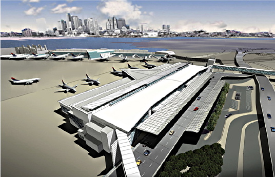 Flughafen-Terminal bei Boston fertig gestellt