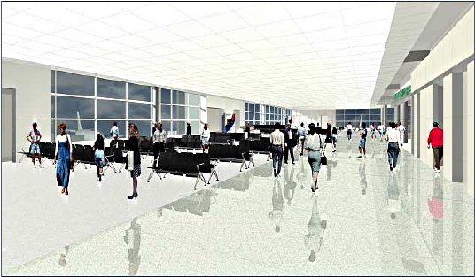 Flughafen-Terminal bei Boston fertig gestellt