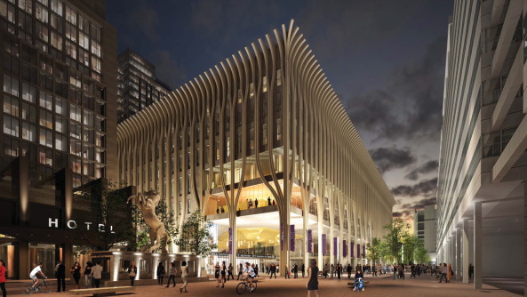 Spuiplein, 2015, Neubau, Tanztheater, Rem Koolhaas, Architecture Studio HH, Jo Coenen und NL Architects, Den Haag, The Hague, competition, urbanism, urban design, Spuikwartier, Netherlands, Niederlande, Holland, Wettbewerb, Musik, Komzerthaus, multifunktional, Neutelings Riedijk, Spuiforum, Joris Wijsmuller, 2511