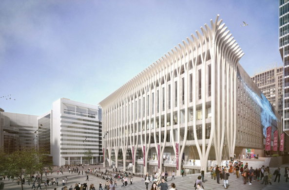 Spuiplein, 2015, Neubau, Tanztheater, Rem Koolhaas, Architecture Studio HH, Jo Coenen und NL Architects, Den Haag, The Hague, competition, urbanism, urban design, Spuikwartier, Netherlands, Niederlande, Holland, Wettbewerb, Musik, Komzerthaus, multifunktional, Neutelings Riedijk, Spuiforum, Joris Wijsmuller, 2511