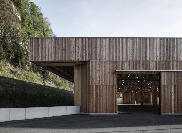 recycle, kathedrale, altstoffsammelzentrum, vorarlberg, marte, marte.marte, holz, fachwerk, holzbau, nachhaltig, logistik, halle, sakrale, holzbaupreis, vorarlberger, sterreich, neubau, architekten, stadt, feldkirch