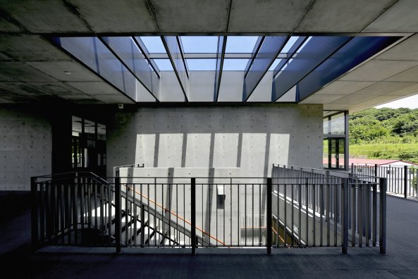 concrete, arts center, Taiwan, Dharma Drum Institute of Liberal Arts, Sporthalle, Studentwohnheim, Beton, Anlage, Vernacular, Tropical Architecture