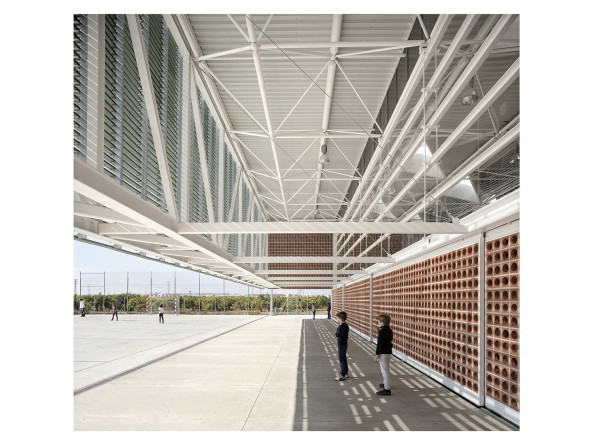 spanien, sporthalle, neubau, sanz, gradoli, gregori, arturo, carmel, martinez, carmen, escola, gavina, mehrzweckhalle, veranstaltung, valencia, picanya, geometrie, fachwerk, struktur