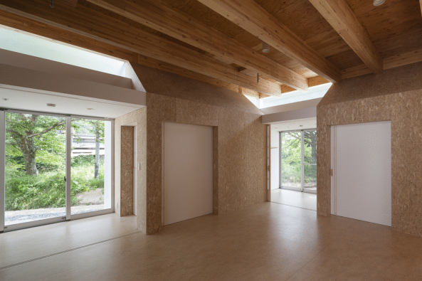 altenheim, japan, tojo, hiroshima, neubau, cluster, nachbarschaft, susumu uno, met architects, hiroshi ueda, holz, sperrholz, flexibel