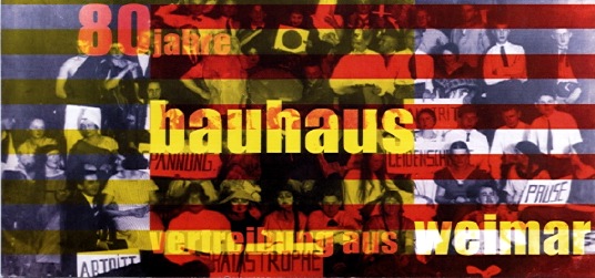 Bauhaus-Gedenkveranstaltung in Weimar