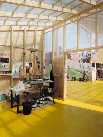 Pavillon, Jdisches Festival, Temporres Bauen, Krakau, Konzert, Bibliothek, Tanzflche, Polycarbonat